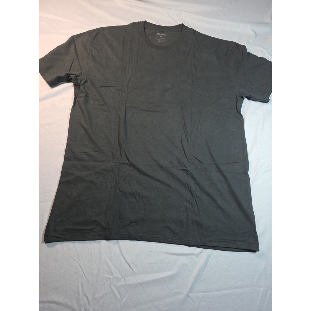 True Classic Crew Neck T Shirt Mens BLACK XL